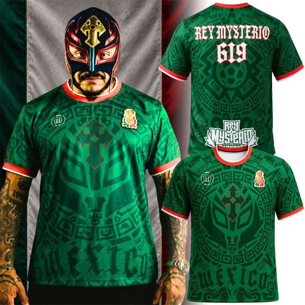 Rey Mysterio X Mexico Mundial Jersey Shirt 2026 Rey Mysterio 619 Merch Present For Fathers - Merchluma