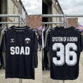System Of A Down Live Concert 2026 Merch Number 36 Jersey Shirt SOAD Merch Gifts For Band Fans - Merchluma