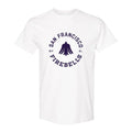 Women's Pro Baseball League Merch WPBL 2026 San Francisco Firebells Roundel T-Shirt White - Merchluma
