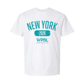 Women's Pro Baseball League Merch WPBL New York 2026 Vintage T-Shirt White NY Heights Merch - Merchluma