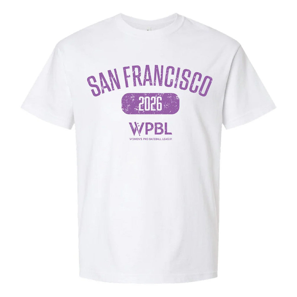 Women's Pro Baseball League Merch WPBL San Francisco 2026 Vintage T-Shirt SF Firebells Merch - Merchluma