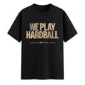 Women's Pro Baseball League Merch 2026 We Play Hardball T-Shirt WPBL Merch Black - Merchluma