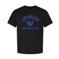 Women's Pro Baseball League Merch 2026 WPBL Los Angeles W Vintage T-Shirt LA Queens Merch Black - Merchluma