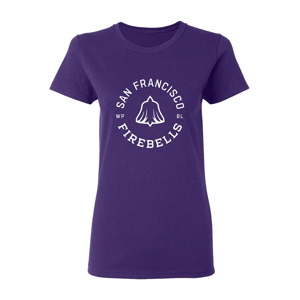 Women's Pro Baseball League Merch WPBL 2026 San Francisco Firebells Roundel T-Shirt Fan Merch - Merchluma