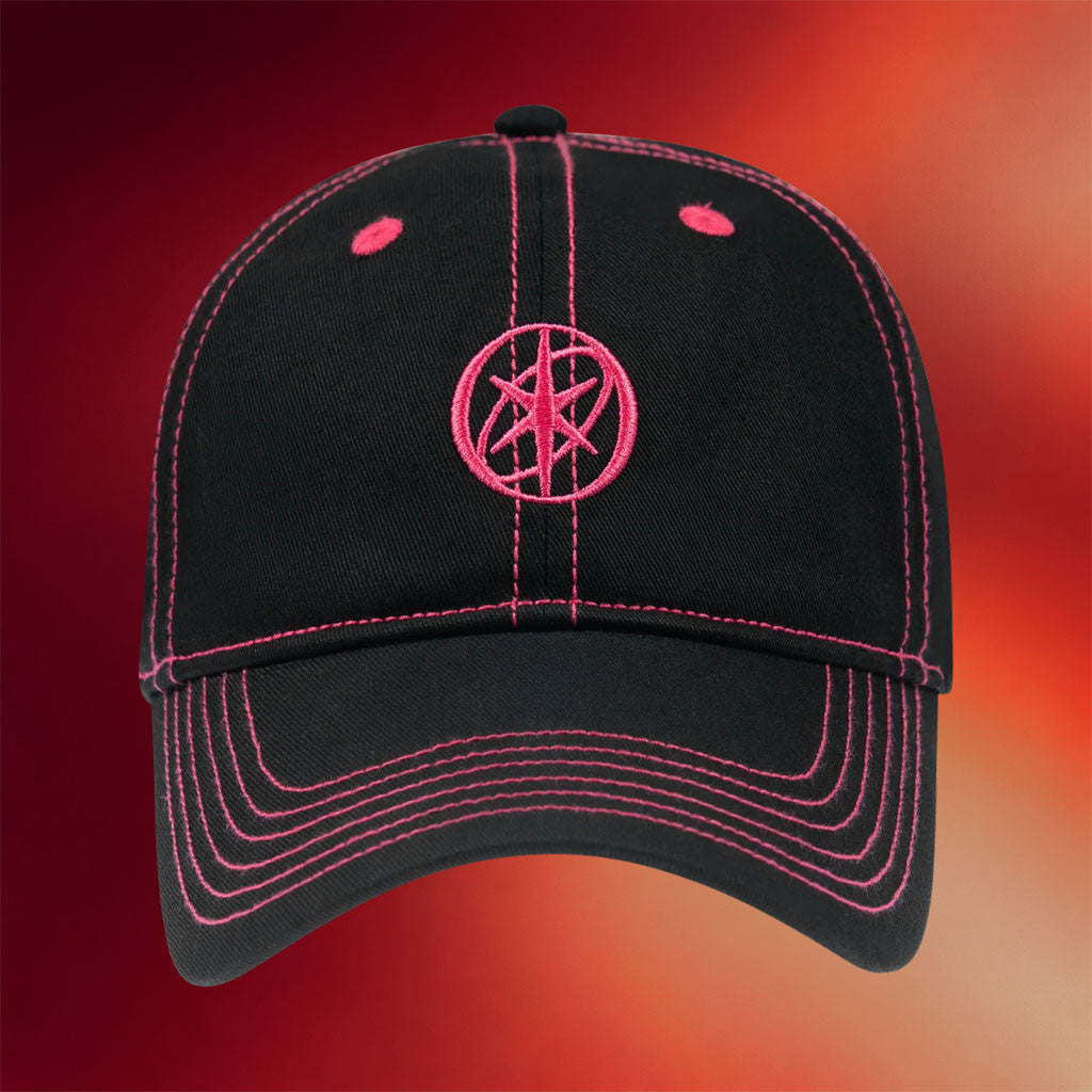 Katseye Merch 2026 Katseye Pink Logo Hat Embroidered Eyekons Merch Gift For Sisters - Merchluma