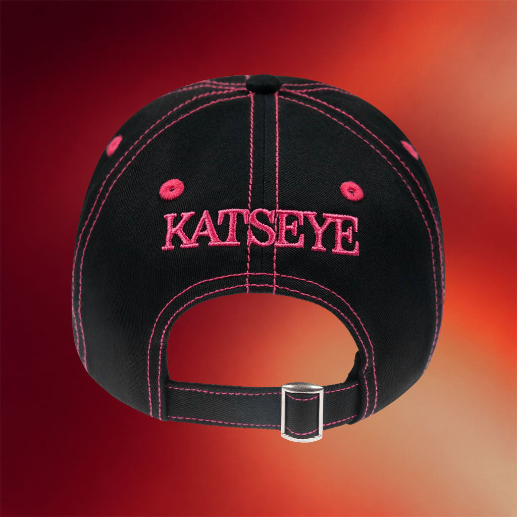 Katseye Merch 2026 Katseye Pink Logo Hat Embroidered Eyekons Merch Gift For Sisters - Merchluma
