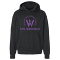 Women's Pro Baseball League Merch 2026 WPBL San Francisco Team Hoodie SF Firebells Merch Black - Merchluma