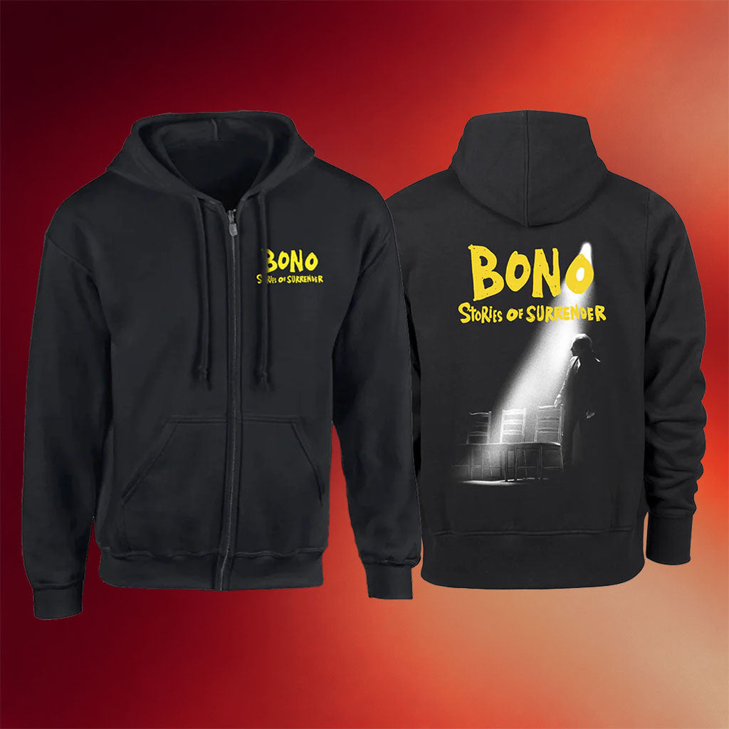 U2 Merch 2026 Bono Stories Of Surrender Zip Hoodie Presents For Rock Music Lovers - Merchluma