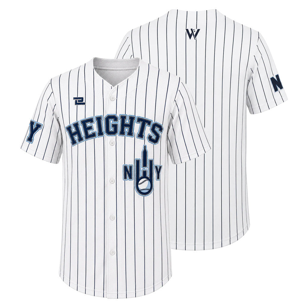 Women's Pro Baseball League Merch WPBL 2026 New York Heights Home Striped Jersey Gift For Fans - Merchluma