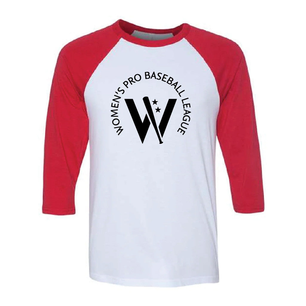 Women's Pro Baseball League Merch 2026 W Logo Raglan Shirt WPBL Merch Baseball Fan Gear - Merchluma