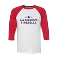 Women's Pro Baseball League Merch WPBL 2026 San Francisco Firebells Raglan Shirt Fan Gear - Merchluma
