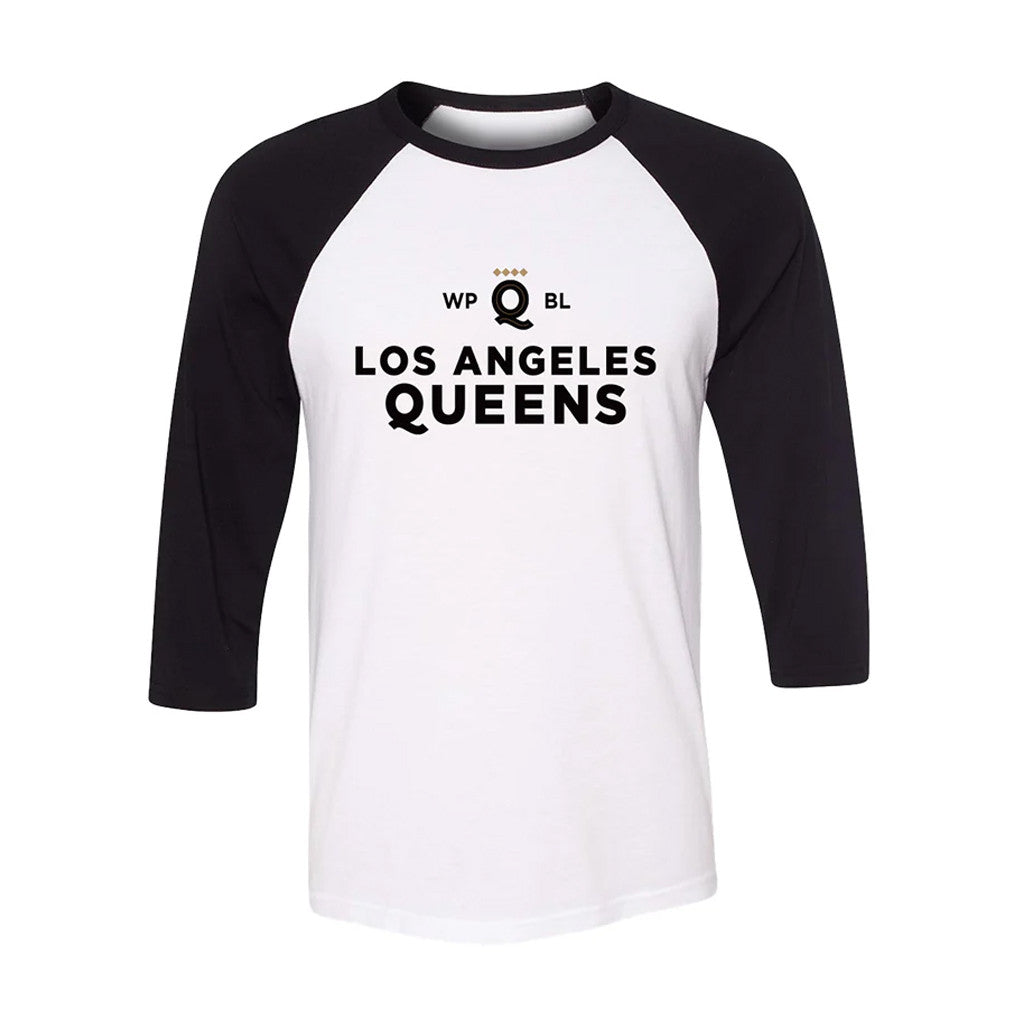 Women's Pro Baseball League Merch WPBL 2026 Los Angeles Queens Raglan Shirt Gifts For Fans - Merchluma