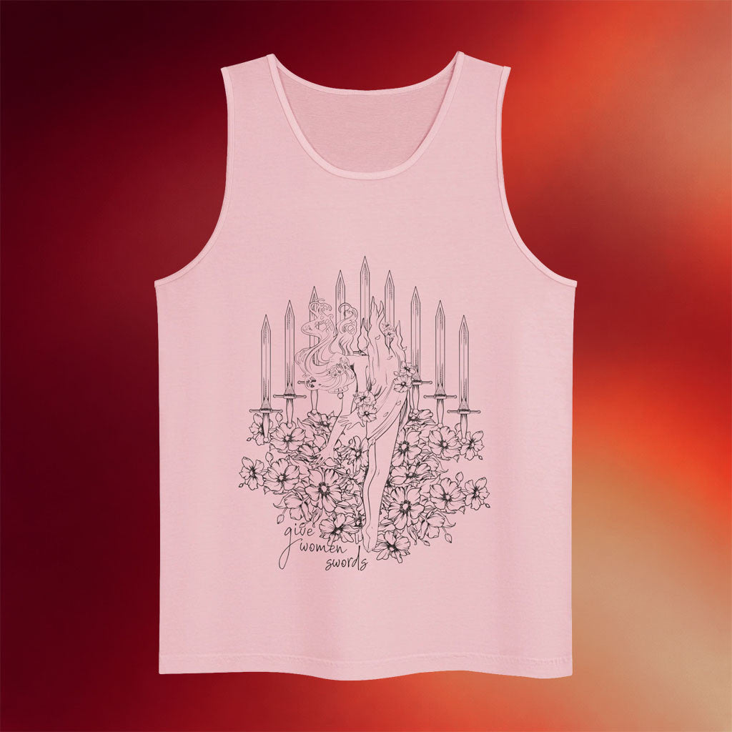Daniel Greene Merch 2026 Give Women Swords Tank Top Summer Gifts For Sisters - Merchluma