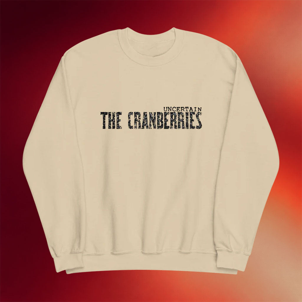 The Cranberries Merch 2026 The Cranberries Uncertain Logo Crewneck Sweatshirt Gift For Fans - Merchluma