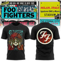 Foo Fighters Take Cover Tour Milano 2026 T-Shirt Foo Fighters Merch Best Gifts For Music Fans - Merchluma