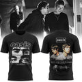 Oasis Don't Look Back In Anger 30Th Signature Black T-Shirt Oasis Band Merch Gift For Fans - Merchluma