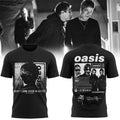 Oasis Don't Look Back In Anger 30Th Signature Black T-Shirt Oasis Merch Gift For Music Fans - Merchluma