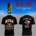 RUSH Band Merch Fifty Something Tour 2026 At Fort Worth Texas T-Shirt Best Gift For Music Fans - Merchluma