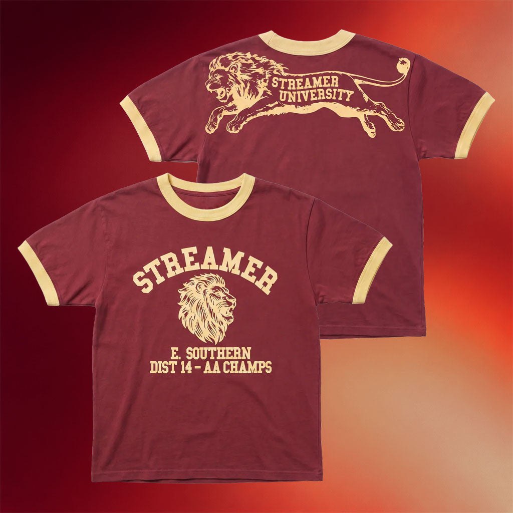 Streamer University Merch 2026 Streamer University Ringer Baby Tee Present For Sister - Merchluma