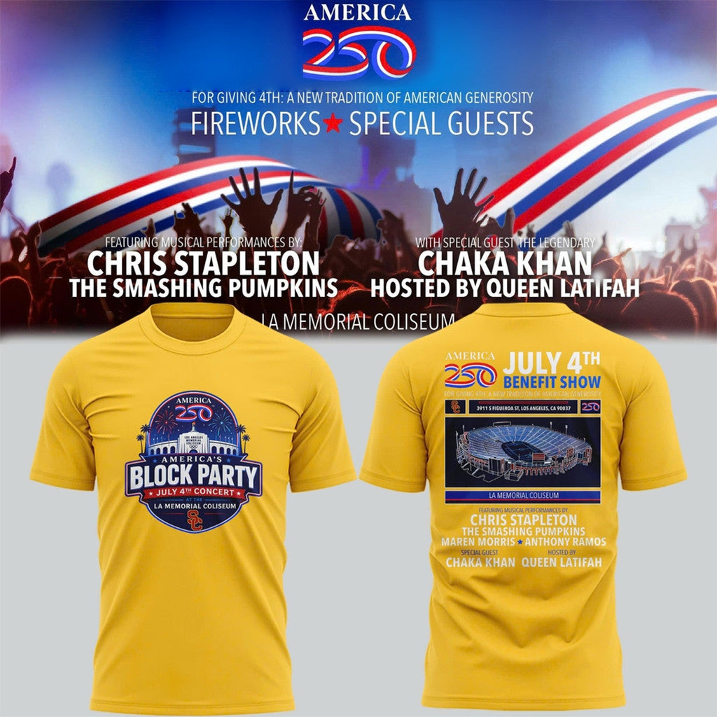USC Trojans X America250 July 4Th Benefit Show 2026 Shirt USC Trojans Merch Gift For Patriots - Merchluma