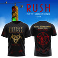 Rush Fifty Something Tour 2026 Shirt RUSH Band Merch Gifts For My Husband - Merchluma