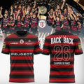 Stade Toulousain Rugby 2026 4 In A Row Champions T-Shirt Birthday Presents For Boyfriend - Merchluma