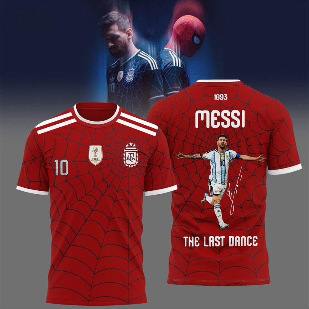 The Last Dance Lionel Messi X Spider-Man Shirt 2026 Lionel Messi Argentina World Cup 2026 Merch - Merchluma