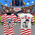US Soccer X Peanuts Snoopy 2026 T-Shirt USMNT World Cup Merch Best Gift For Soccer Fans - Merchluma