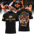 Los Angeles Lakers Thank You Lebron James Graphic T-Shirt Lebron James Merch Fan Gifts Ideas - Merchluma