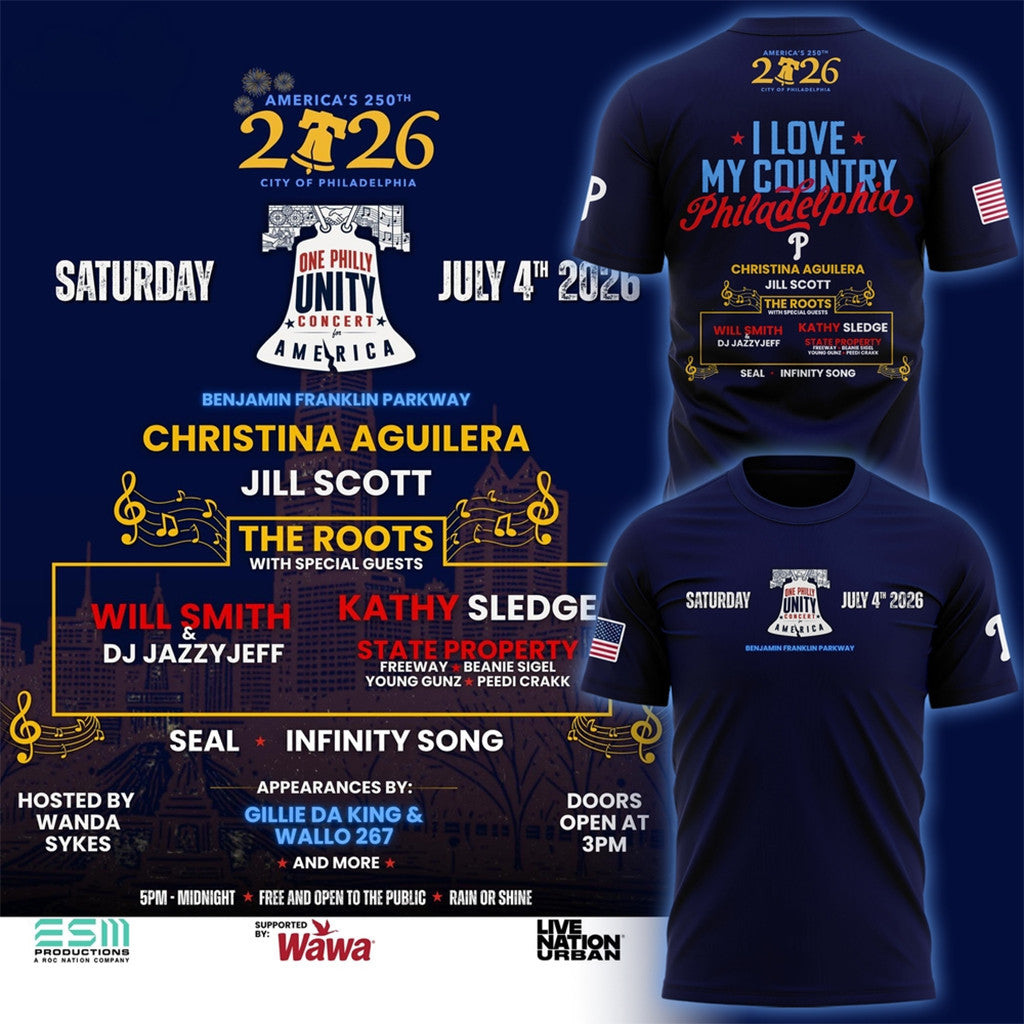 Philadelphia Phillies Celebrate America's 250Th Birthday 2026 Navy T-Shirt Patriotic Gifts - Merchluma