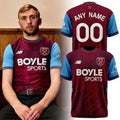 Personalized West Ham United 26 27 Home Jersey Shirt West Ham United FC Merch Present For Him - Merchluma