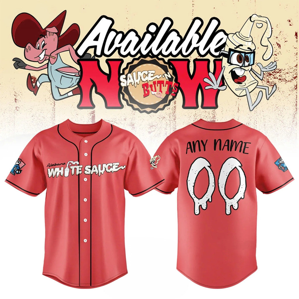 Personalized Rocket City Trash Pandas Alabama White Sauce Baseball Jersey 2026 Fan Merch - Merchluma