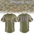 Custom Springfield Cardinals 2026 Military Appreciation Night Jersey Fan Merch Veteran Gifts - Merchluma