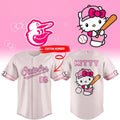Personalized Baltimore Orioles X Hello Kitty Night 2026 Baseball Jersey Orioles Merch Cute Gift - Merchluma