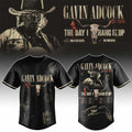Gavin Adcock Steer Skull 2026 Baseball Jersey Gavin Adcock Tour Merch Signature Gift For Fans - Merchluma