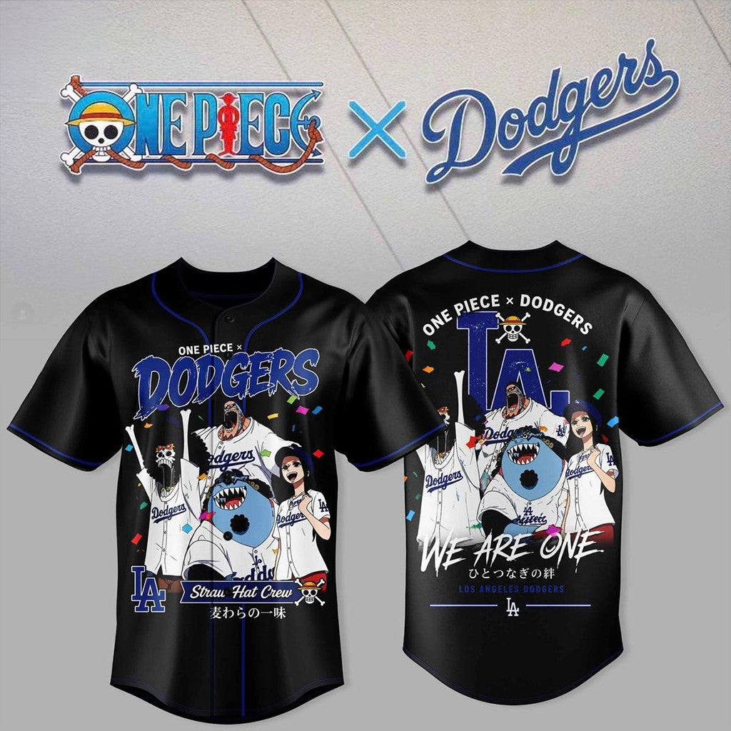 Los Angeles Dodgers X One Piece 2026 Baseball Jersey We Are One Jersey Dodgers Merch - Merchluma