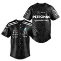 Mercedes AMG Petronas F1 Team Baseball Jersey Racing Fan Gear Special Gift For Husband - Merchluma