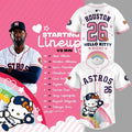 Houston Astros X Hello Kitty Night 2026 Baseball Jersey Houston Astros Merch Adorable Gifts - Merchluma