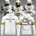 Georgia Tech Football 2026 New White Hoodie Georgia Tech Merch Gift For Football Fans - Merchluma