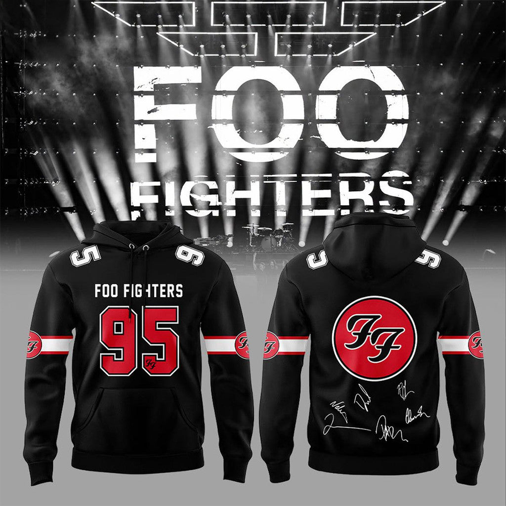 Foo Fighters Take Cover Tour 2026 Evokes Memories Of The Band Hoodie Foo Fighters Merch Signed - Merchluma