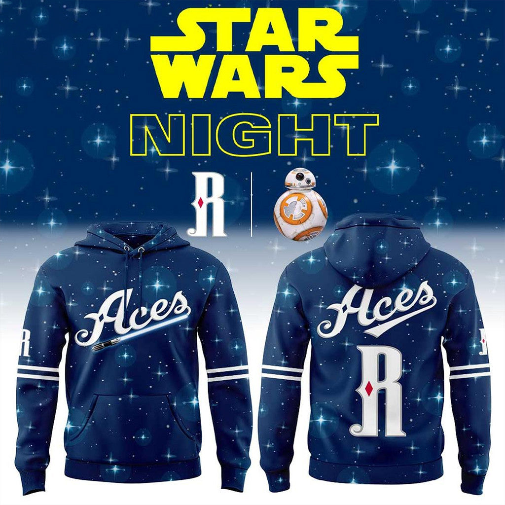 Reno Aces X Star Wars Night 2026 Hoodie Reno Aces Merch Best Gift For Baseball Fan - Merchluma