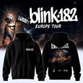 Blink 182 New EU Shows 2026 Signature Hoodie Blink 182 Merch Best Gift For Band Fans - Merchluma