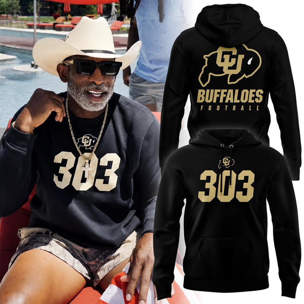 Colorado Buffaloes 2026 New 303 Hoodie Buffaloes Football Merch Best Gift For Husband - Merchluma