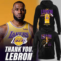 Thank You Lebron James Los Angeles Lakers 2026 Hoodie #23 Lebron James Merch Fan Gifts Ideas - Merchluma