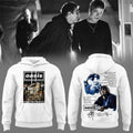 Oasis Don't Look Back In Anger 30Th Signature White Hoodie 2026 Oasis Band Merch Fan Gifts - Merchluma