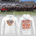 TEU Happens Happens For A Reese's White Hoodie National Tight End Day 2026 Hoodie Fan Gear - Merchluma