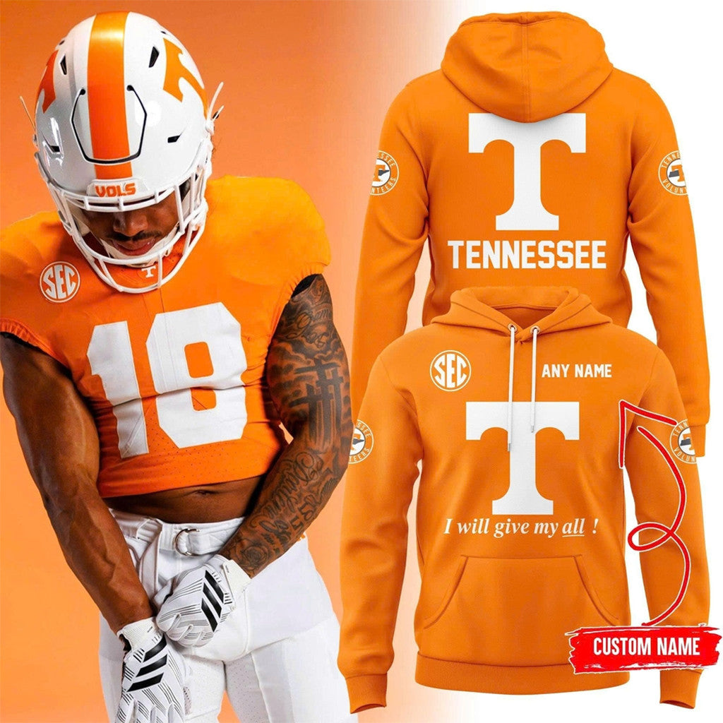 Personalized Tennessee Volunteers Football New 2026 Hoodie Volunteers Merch Football Fan Gifts - Merchluma