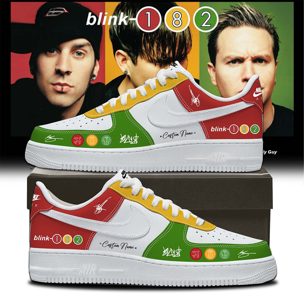 Custom Blink-182 Merch 2026 Take Off Your Pants And Jacket 25Th Anniversary Day Shoes Sneakers - Merchluma