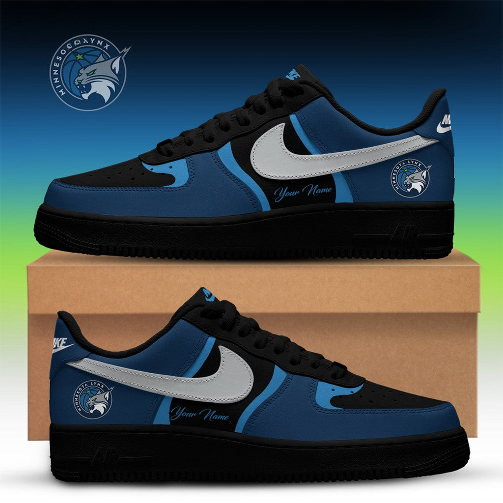 Custom Minnesota Lynx X Back 2 Black Shoes Sneakers 2026 Minnesota Lynx Merch Gift For Fans - Merchluma