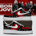 Personalized Bon Jovi Forever Tour Signature Sneakers Rock 2026 Bon Jovi Merch Rock Fan Gear - Merchluma